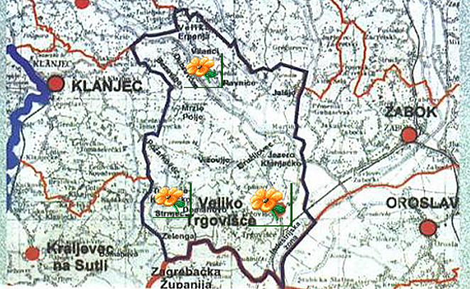 karta tuheljske toplice Osnovna škola Veliko Trgovišće   Lokacija karta tuheljske toplice