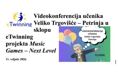 Videokonferencija učenika Veliko Trgovišće – Petrinja