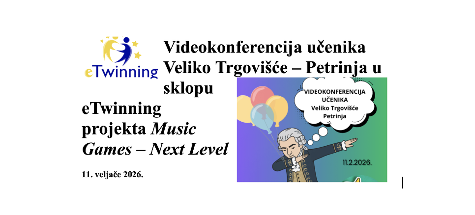 Videokonferencija učenika Veliko Trgovišće – Petrinja