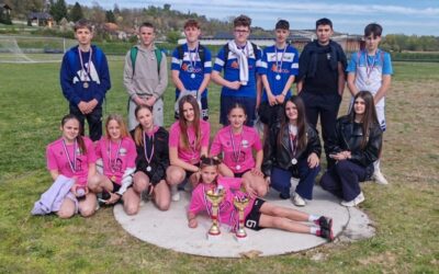  Dječaci drugi u županiji u atletici