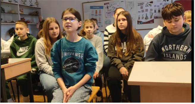 6. razred OŠ Veliko Trgovišće u projektu Music Story 2